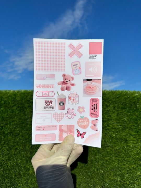 Pink%20Themed%20Aesthetic%20Mini%20Stickers%20-%20Image%202