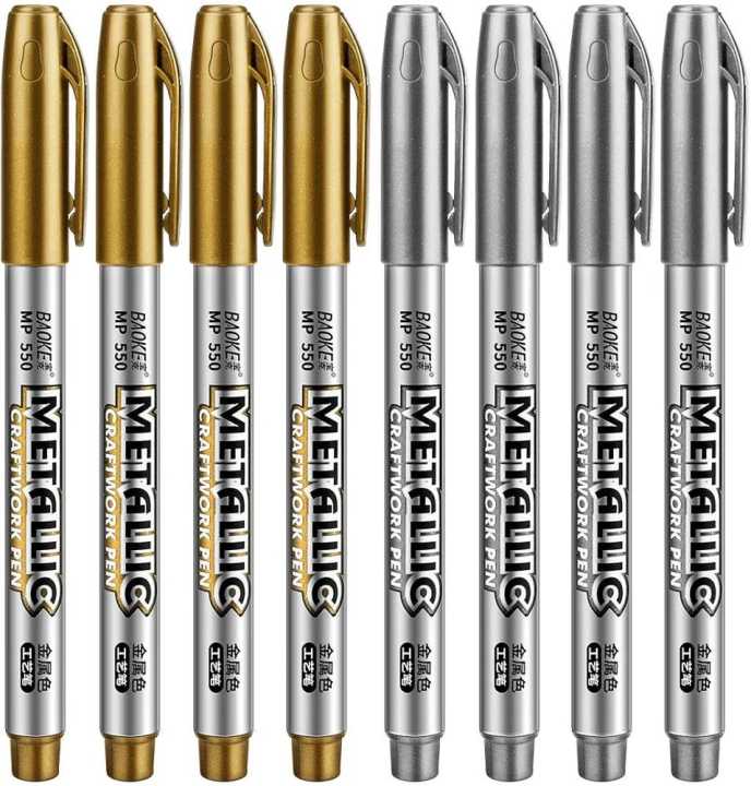 METALLIC%20MARKERS%20for%20wood%20paper%20plastic%20glass%20sheets%20rocks%20metal%20iron%20All%20Colors%20Available%20Single%20Marker%20Silver%20Or%20Gold%20,%20Pack%20Of%20Silver%20and%20Gold%20,%20Pack%20Of%208%20Multicolor%20Metallic%20Markers%20Available%20-%20Image%204