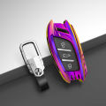 MG HS / ZS Stylish Zinc Metal Alloy Remote Key Case Cover with keychain holder. 