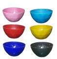 4pcs (Random Color) Plastic Bowl Random Color Microwavable Unbreakable Anti Slip Design Child Food Soup Noodle Bowl Tableware. 