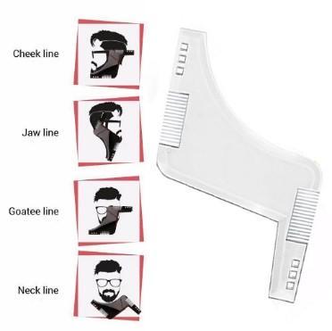 Darhi ka Khat bnana hua Asan - Beard Shaping Tool Template. Beard Shaper Tool PLUS Comb For Line Up and Men Bread