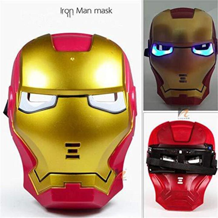 Iron Man LED Lights Mask for Kids