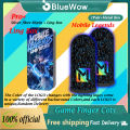 BlueWow Gaming Mobile Game Thumb Gloves ProMaxSuper Series Sterling Silver Double Pin 86 Pin Sweat-proof Thumb Gloves Suitable for PUBG MLBB Touch Screen Mobile Game. 