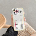 Gate Plane Ticket Sydney Mexico Toronto San Francisco Phone Case For iPhone 7-14ProMax 11 12 13 14 Pro Max 7 8 X XR Plus Cover. 