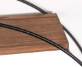 Wall Shelf Round Floating Shelves Sturdy Wood Metal Decorative Shelf for Living Room Bedroom Bathroom Kitchen Office, Color Black -Size 19.6″ Approximately Customize by HB Steel Fixerr. 