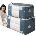 1Pcs High-capacity Quilt Storage Bags With Zipper/Foldable Bed Sheets Collecting Pouch Organizer/Moisture Dustproof Proof Organizer /Quilt Clothes Storage Bag. 