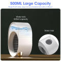 Efficient cooling USB Mini Air Cooler User friendly USB powered Mini sized Household Small Lightweight Compact Refrigeration for Home Office Travel Outdoor activities Personal cooling. 