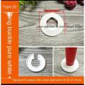 2pcs Plastic Wall Hole Duct Cover Shower Faucet Angle Valve Pipe Plug Decoration Cover Snap-on Plate Kitchen Faucet Accessories. 