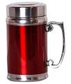 Multicolor Gentry Travel Stainless Steel Heated Thermos Cup Coffee Tea  Milk Mug Drink Flask With Cover Lid  and Strainer 420ML. 