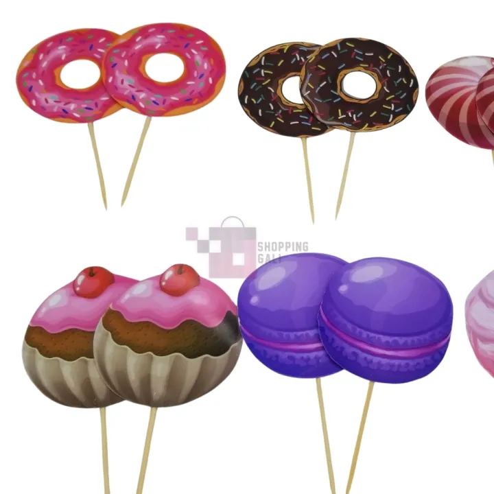 Candy%20Cupcake%20Toppers%20-%202.5%20Inch%20-%20Candy%20Themed%20Party%20-%20Multicolors%20-%20Unisex%20-%20Pack%20Of%2010%20-%20Image%202