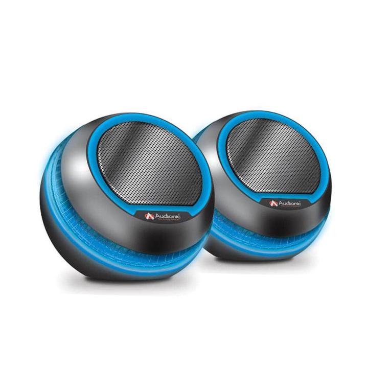Audionic U-15 Octane Multimedia Speakers 2.0 Channel Portable USB Powered Speakers For Computer Laptop LCD LED Smart phones