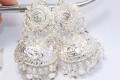 Antique jhumka earnings pure silver ( pure chandi ). 