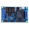 DC 6-30V Support Micro USB 5V LED Display Automation Cycle Delay Timer Relay Control Off Switch For Incubators. 