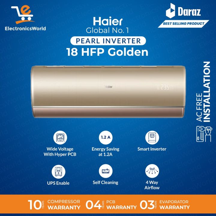Haier%20Inverter%20AC%20%7C%20Model%20HSU-18HFP%20CA%20(Pearl%20Inverter%20Series)%20%7C%201.5%20Ton%20DC%20Inverter%20UPS%20Enabled%20-%20Self%20Cleaning%20-%20WiFi%20Enabled-Turbo%20Cooling-%20Color%20Silver/%20Golden%20%7C10%20Years%20Compressor%2004%20Years%20PCB%2003%20Years%20Evaporator%20Warranty%20%7C%20Haier%20Free%20Installation%20-%20Image%202
