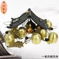 Excellent Quality -Wind Twin Metal Aluminum Wind Chimes Doors And Windows Hanging Home Feng Shui Ornaments Crafts Bell Creative Gift. 