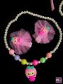 Baby Girl Hair band 4 In 1 Set - Headband Hairpins Beads Necklace and bracelet Baby Girl Jewellery Set Baby Girl Accessories. 
