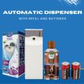 Fresco Automatic Air Freshener Dispenser with Oudh Refill and D-Sized Batteries, Air Freshener for Room and Bathroom, Automatic Air Dispenser for Freshener Spray. 
