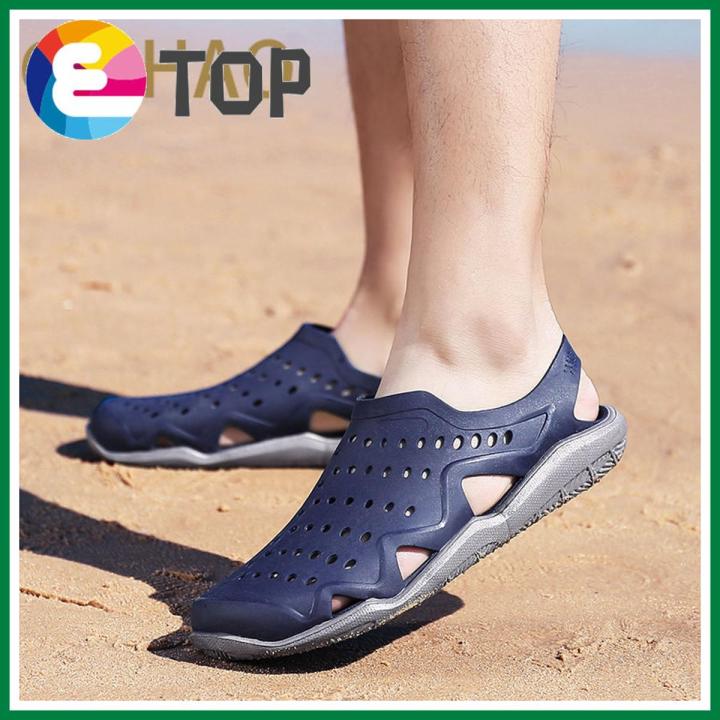 【ETOP】 Spot Sandals Men Summer Shoes Rubber Men Sandals Casual Sandals for Men