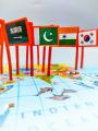 Odeez Wooden World Map With Recognition 30 Countries Flags - country name population currency national animal - for boys and girls  learning purpose high quality wood toy. 