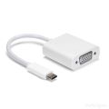 HAMLET USB C to VGA Adapter, USB Type C (Thunderbolt 3) to VGA Adapter for Mac Book Pro 2018/2017, iPad_ Pro/Mac Book Air 2018, Samsung Galaxy S9/S8, Surface Go,etc-. 