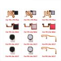 Touch ID Fingerprint Sensor Scanner Connector Flex Cable Parts For Huawei P9 Plus P8 Lite 2017 Mini Home Return Button Key. 
