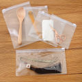 5-10pcs PVC White Frosted Plastic Jewelry Zip Lock Bags Thick Clear Earrings Packaging Storage Bags. 