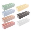 Pack of 3 5 Cells Plastic Storage Box Tie Bra Socks Underwear Drawer Cosmetic Stationery Divider Tidy Organizer. 