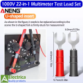 ANENG 22-in-1 Multimeter Test Lead Set 1000V Silicone Insulated Test Probes with Alligator Clips Banana Plugs Tips Needle Point  by electrica. 