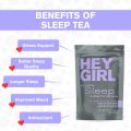 Sleep Tea for Bedtime - Calming Sleepytime Herbal Tea w/Valerian Root, Chamomile, Passion Flower, Lemon Balm - Relaxing Natural Nighty Night Sleeping Tea - Relaxation Self Care Gifts for Women 18 tea bags. 