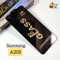 Samsung A20S - Oleophobic coated OG Gorilla Glass - Most Premium Quality - Full Coverage Tempered Glass - Extra Smooth touch - With Cleaning Wipes. 