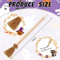 14PCS Witch Broom Stick Pencils Halloween Wizard Wand Pencils For Theme Goodie Bag Fillers. 