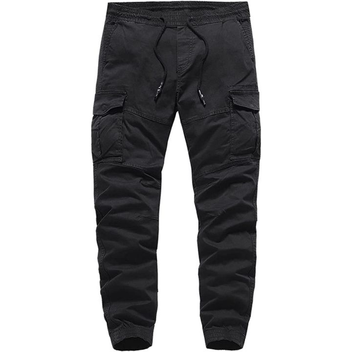 Men's%20Cargo%20Trousers%20In%20Black%20Color%20With%20Elastic%20Waist%20-%20Casual%20Smart%20Sports%20Pants%20For%20An%20Active%20And%20Stylish%20Lifestyle%20-%20Image%202