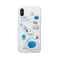 Cartoon Cat Silicone Matter Phone Case For iPhone 13 12 11 Pro Xs Max X Xr 7 8 Plus Se2 12 13 Mini Shockproof Soft Cover Fundas. 