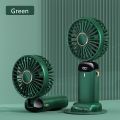 AnDyN Kimp Portable Mini Fan USB Rechargeable Mini Fan Adjustable Cooling Fan Handheld Fan with Battery LED Display. 
