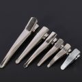 【Hengli jewelry story】10pcs 25/30/35/45/50/60mm Clips Single Prong Alligator Hairpin With Teeth Setting Jewelry Making Base For Clips. 