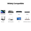 Ugreen RJ45 Ethernet Adapter 8P8C Female to Female Anti-Thunder Rj45 Connector Network Extension Cable Adapter Ethernet Cable. 