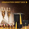 Graduation Decorations 50PCS Graduation Candy Box DIY Grad Cap Box for Graduation Gift Graduation Party Favors Decor. 