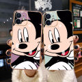 YIWESAN Case For Redmi 10 Prime Case Cartoon Mickey Mouse Side Design Phone Case Square Edge Pattern Silicone Softcase Luxury Plating Casing Full Cover Camera Shockproof Protection Cases. 