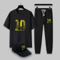 Messi Tracksuit With Cap For Football Goat Fans (3 in 1) Premium Quality. 