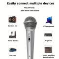 Dm-701 Uni-directional dynamic microphone. Perfect sound quality, XLR connector and durable - Wired Dynamic Microphone-Professional Moving Coil Unidirectional Handheld Mic - Wired Vocal Microphone, Handheld Condenser Mic 8' ft. Connector Wired. 