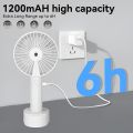 Mini Portable Handheld Cooling Fan, Water Mist Spray Cooler, USB Rechargeable Cooling Fan, 6 hours Long Battery Time with Mobile stand option, 120mAH.. 