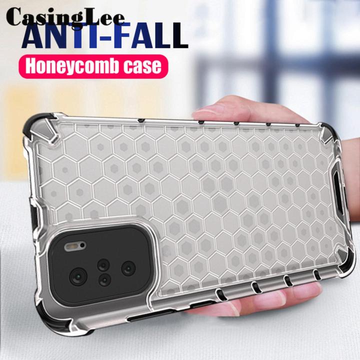 CasingLee For Xiaomi Foco F3 Case Rugged Soft Transparent Silicone Armor Shockproof Military Back Cover for Xiaomi Mi Poco F3 Phone cases For girls and Boys