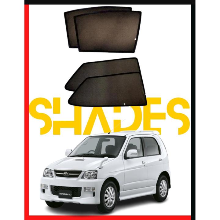 Daihatsu Terios Kid 2008 High Quality Sun Shade with 4Pcs - Black