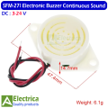 95DB Decibel Alarm DC 3-24V 12V Beep Electronic Buzzer Alarm Continuous Beep for Arduino Car Van SFM-27I by Electrica. 
