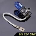 Super White Halogen Car Bulb H1 / H3 / H4 / H7 / H8 / H11 / 9005/9006 Universal Car Lamp 12V 55W 60W 6000K (1 Piece). 