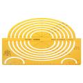 83XC K Resin Flow Chart Symbol Drafting Template Ruler Stencil Measuring Tool Student. 
