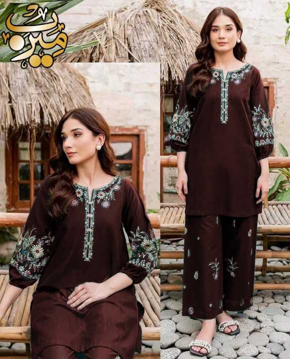 Shalwar%20Kameez%20For%20Girls%20New%20Style%20Summer%20--%20Women%20Embroidered%20Dresses%20--%202Pcs%20Suits%20For%20Girls%20Cotton%20--%20Ready%20To%20Wear%20--%202%20Pc%20Stitched%20Shirt%20&%20Trouser%20--%20Women%20&%20Ladies%20-%20Image%204