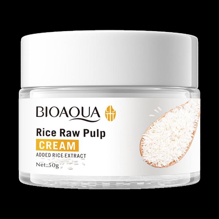 Rice RAW Pulp Face Cream bioaqua 50g BQY56303