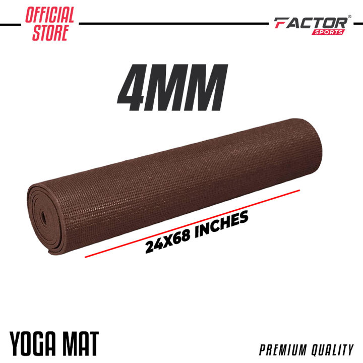 Factor Sports Yoga Mat, Yoga Knee Pad Pair Home Gym Workout, Anti Tear