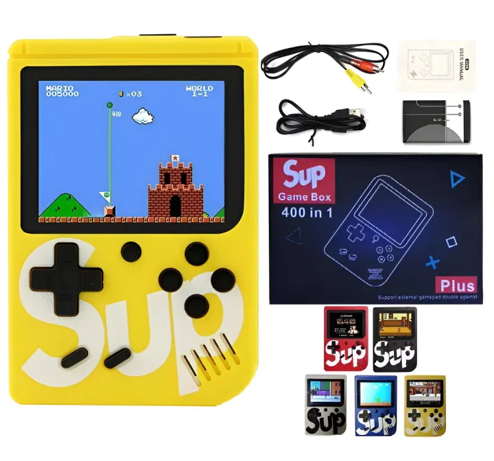 Super%20Game%20Box%20Plus%20400%E2%80%91in%E2%80%911%20Handheld%20Retro%20Game%20Console%20%E2%80%94%203.0%E2%80%B3%20LCD,%20AV/TV%20Output,%20Rechargeable%20Battery%20&%20Dual%20Controllers%20-%20Image%202